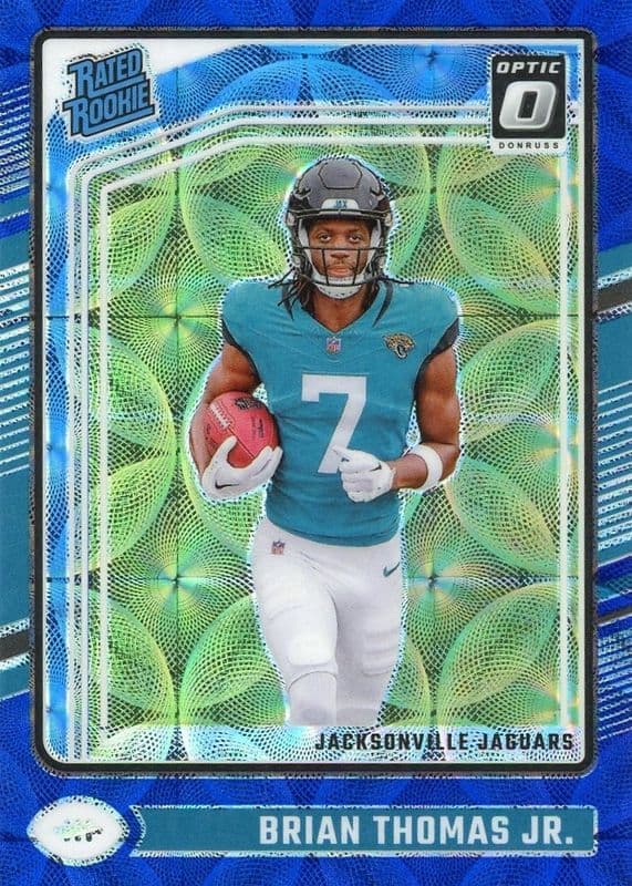 Brian Thomas Jr. 2024 panini Donruss Optic