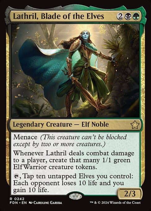 Lathril, Blade of the Elves 2021 Magic: The Gathering
