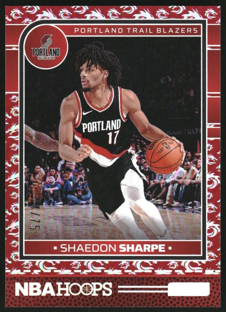 Shaedon Sharpe 2024 panini Hoops Winter