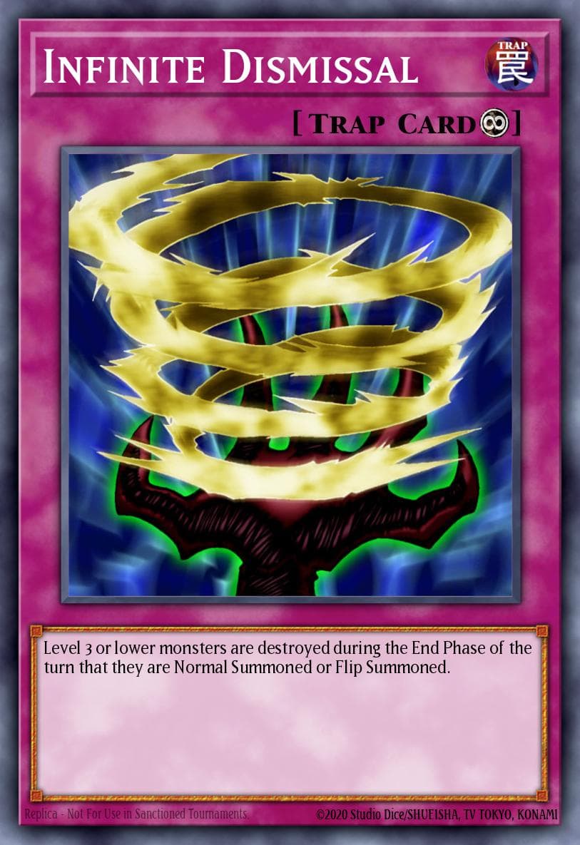 Infinite Dismissal 2002 Yu-Gi-Oh! Pharaoh's Servant