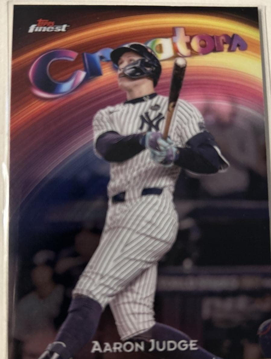 Aaron Judge 2025 topps Topps Finest