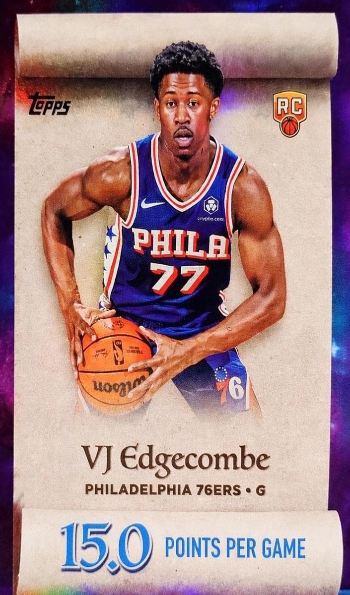 VJ Edgecombe 2025 topps Topps Holiday