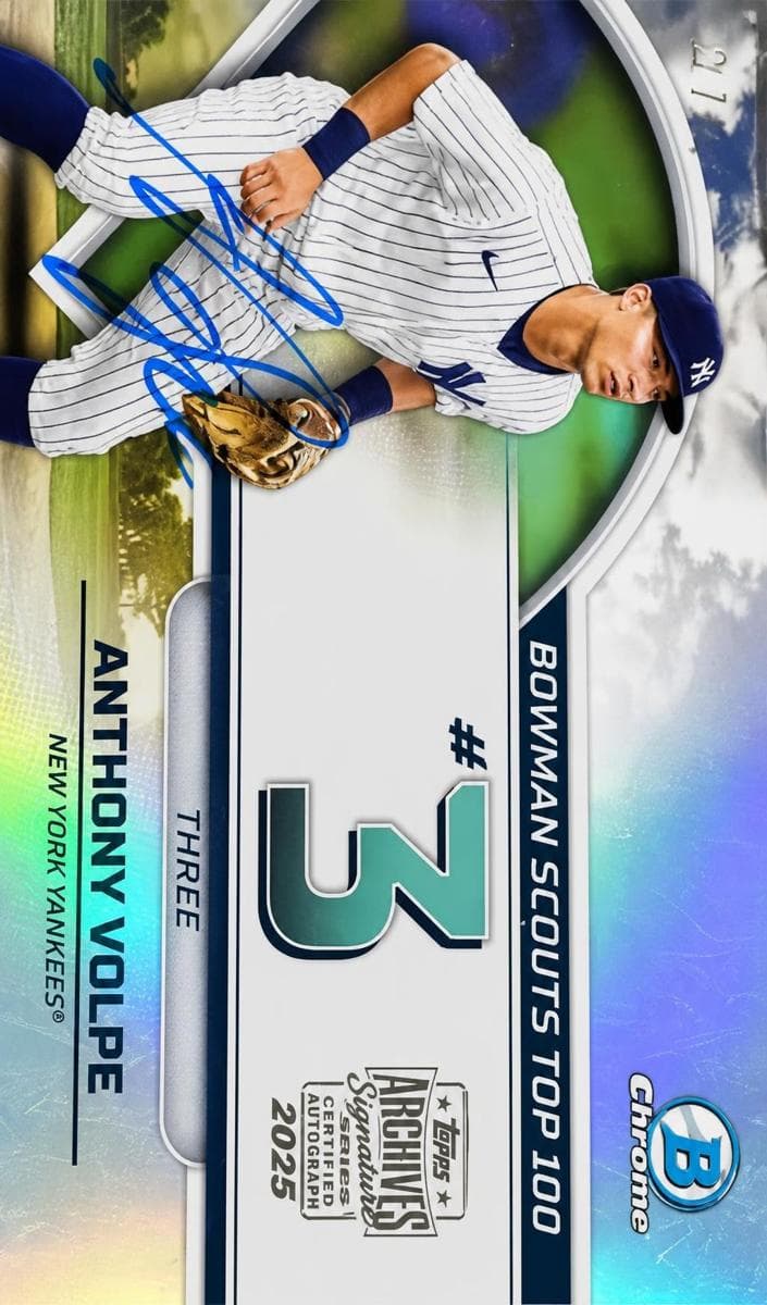 Anthony Volpe 2023 bowman Bowman