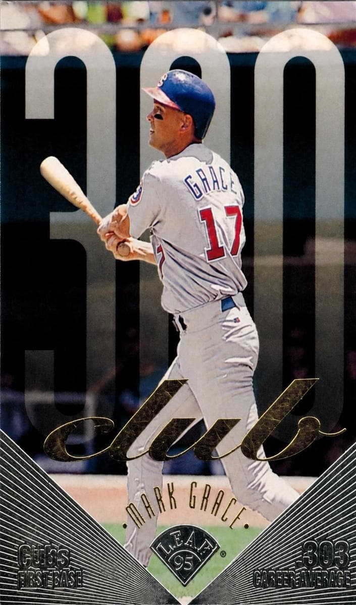 Mark Grace 1995 leaf