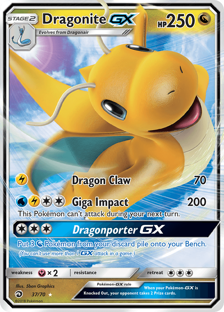 Dragonite GX 2018 Pokemon