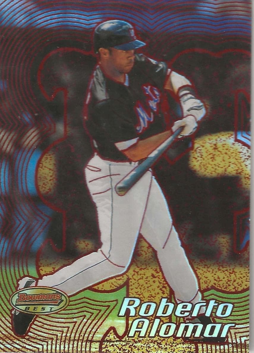 Roberto Alomar 2002 bowman Bowman's Best