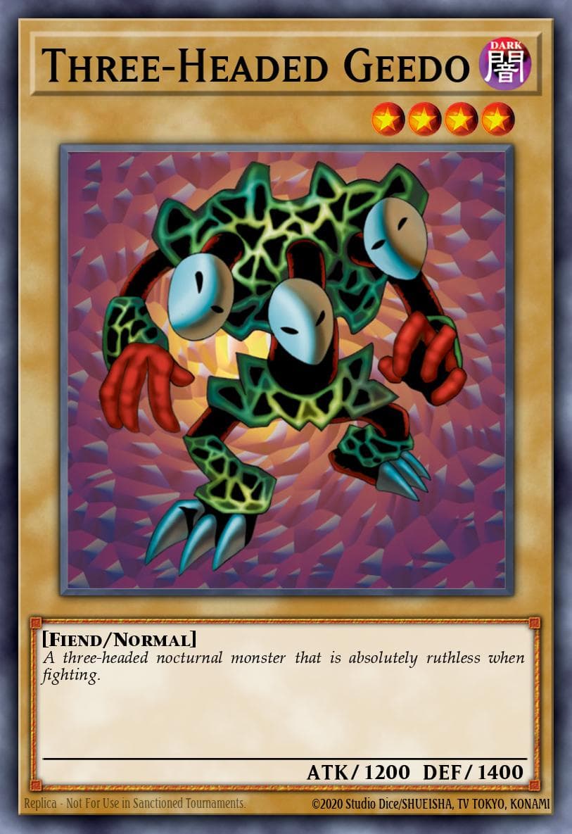 Three-Headed Geedo 2002 Yu-Gi-Oh!