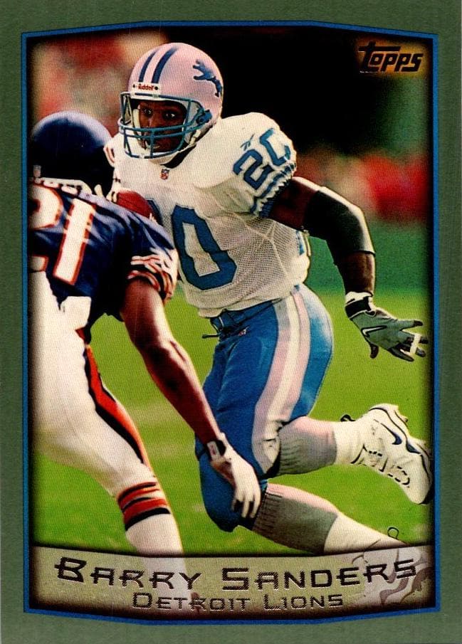 Barry Sanders 1999 topps