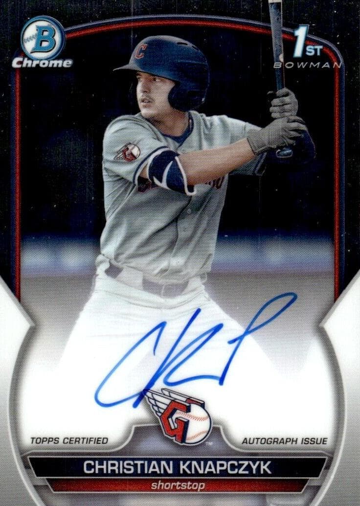 Christian Knapczyk 2023 bowman Bowman Draft