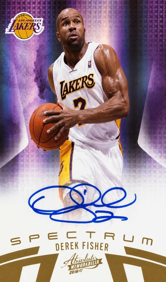 Derek Fisher 2010 panini
