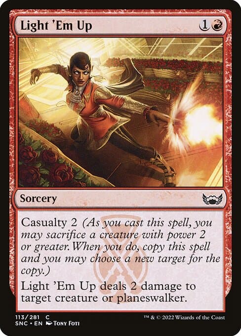 Light 'Em Up 2022 Magic: The Gathering Streets of New Capenna
