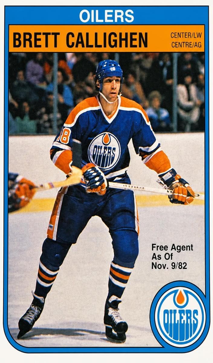 Brett Callighen 1982 topps