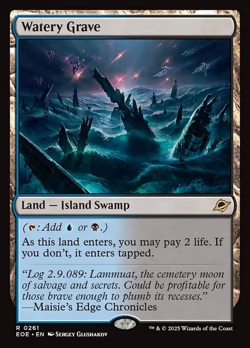 Watery Grave 2022 Magic: The Gathering Unfinity Borderless