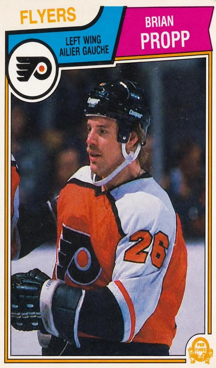 Brian Propp 1983 topps O-Pee-Chee