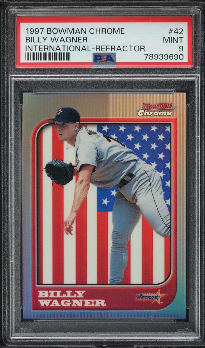 Billy Wagner 1997 bowman Bowman Chrome