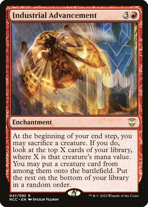 Industrial Advancement 2022 Magic: The Gathering New Capenna Commander