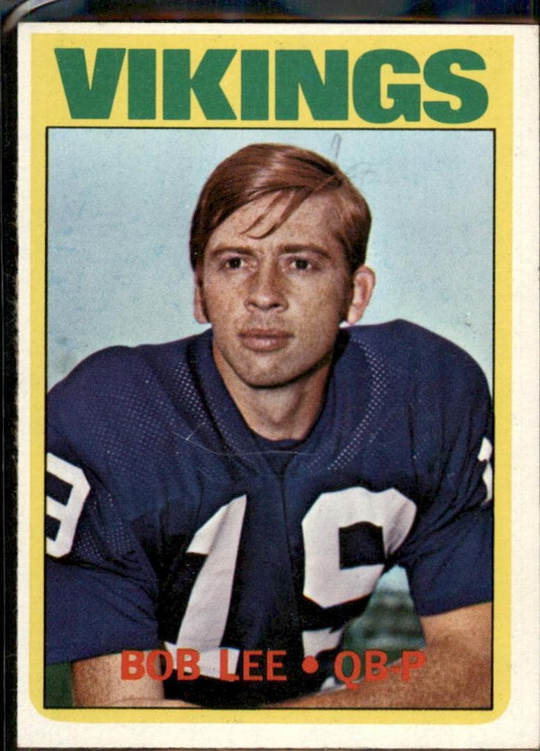 Bob Lee 1972 topps Topps