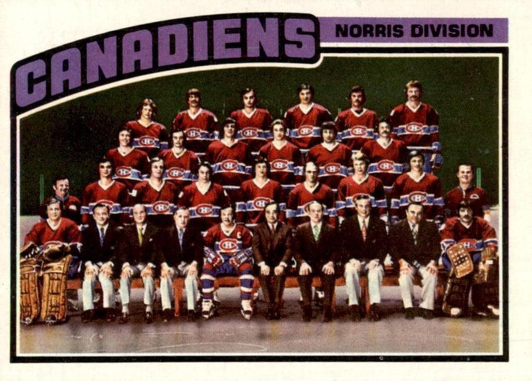 Montreal Canadiens 1976 topps Topps