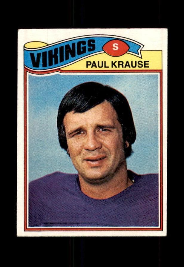 Paul Krause 1977 topps Topps