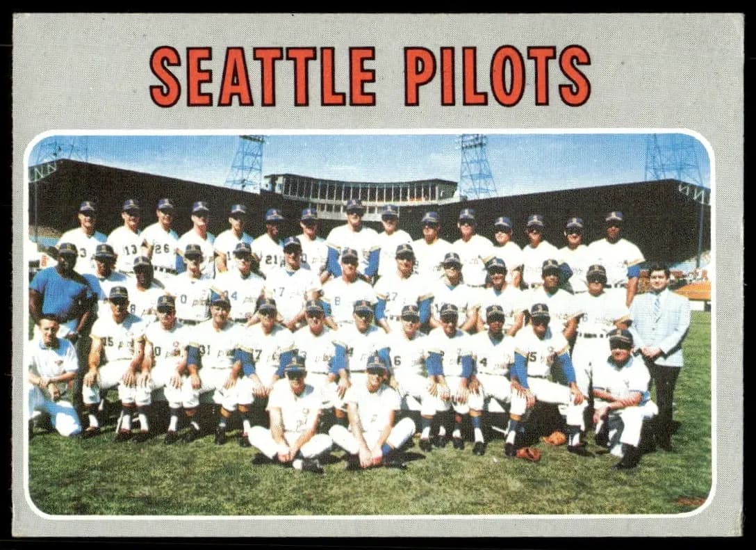 Seattle Pilots 1970 topps Topps