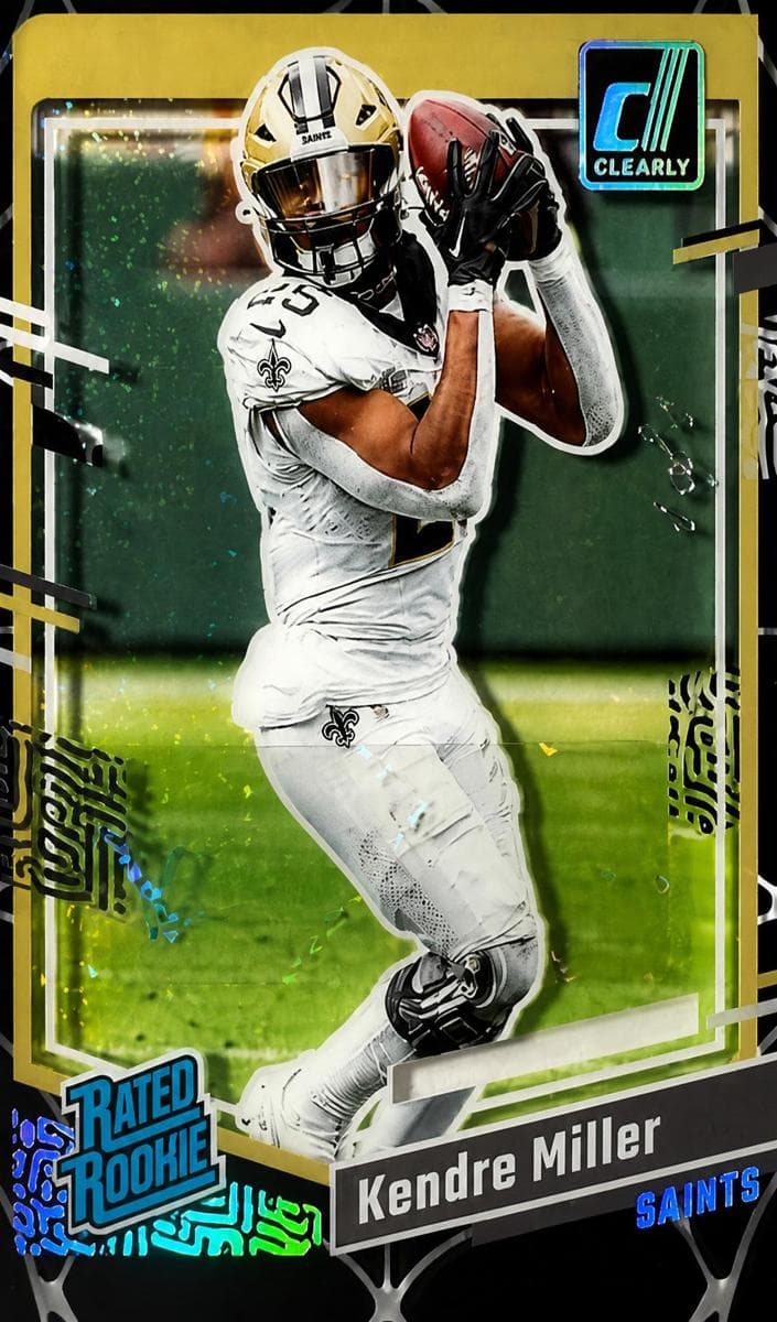Kendre Miller 2023 panini Clearly Donruss