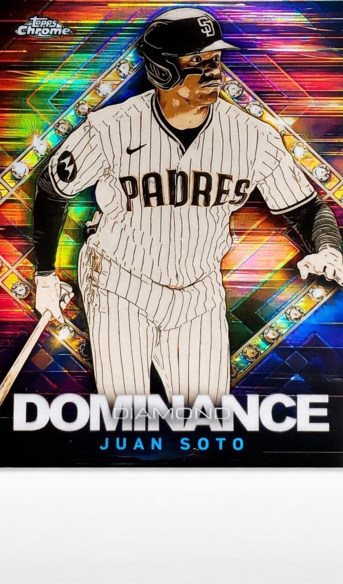 Juan Soto 2023 topps Topps Chrome Update