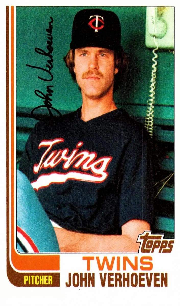 John Verhoeven trading card