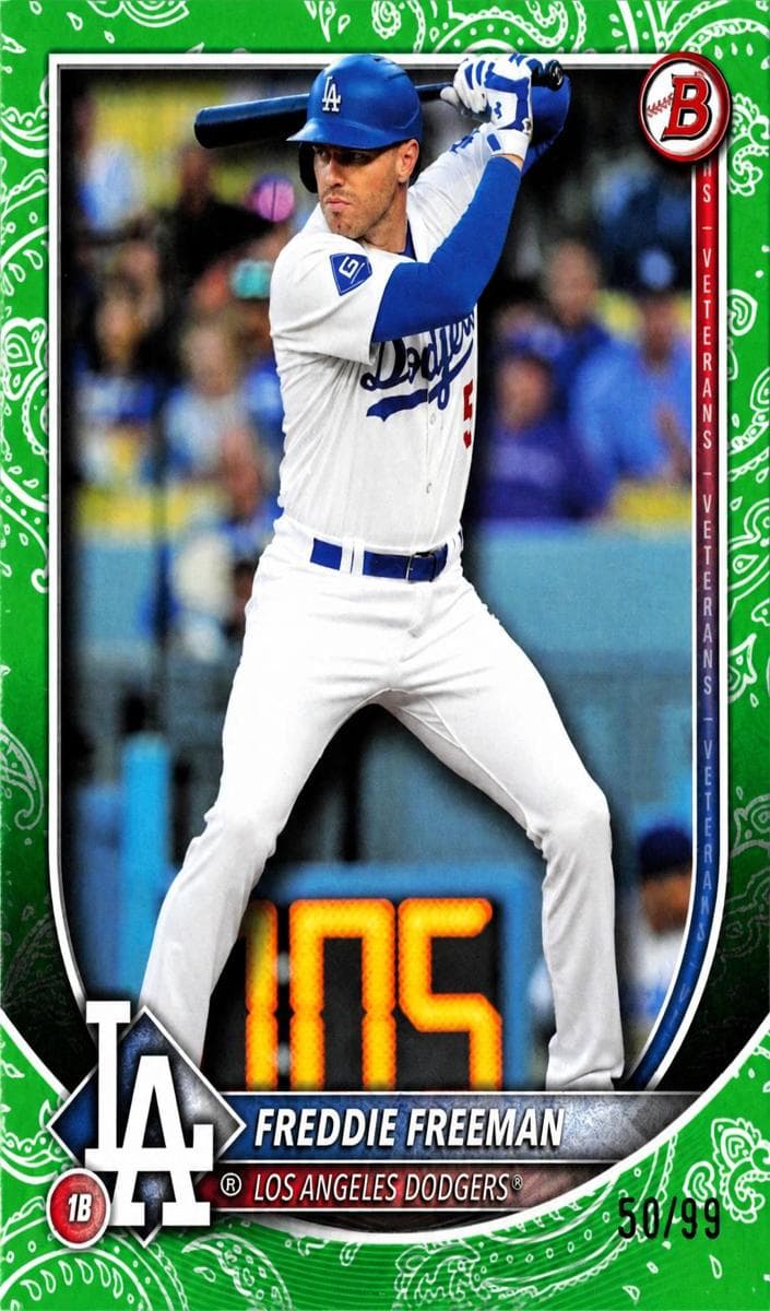 Freddie Freeman 2025 bowman Bowman