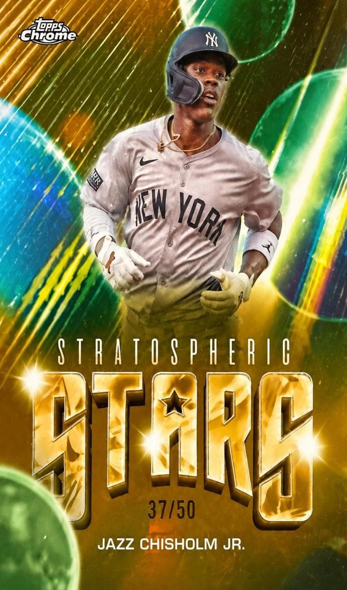 Jazz Chisholm Jr. 2024 topps Topps Chrome Update