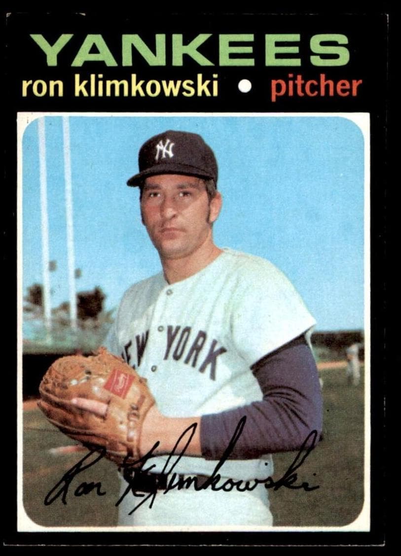 Ron Klimkowski 1971 topps Topps