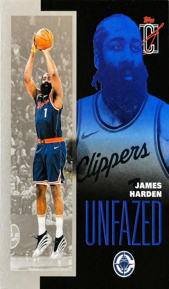 James Harden trading card