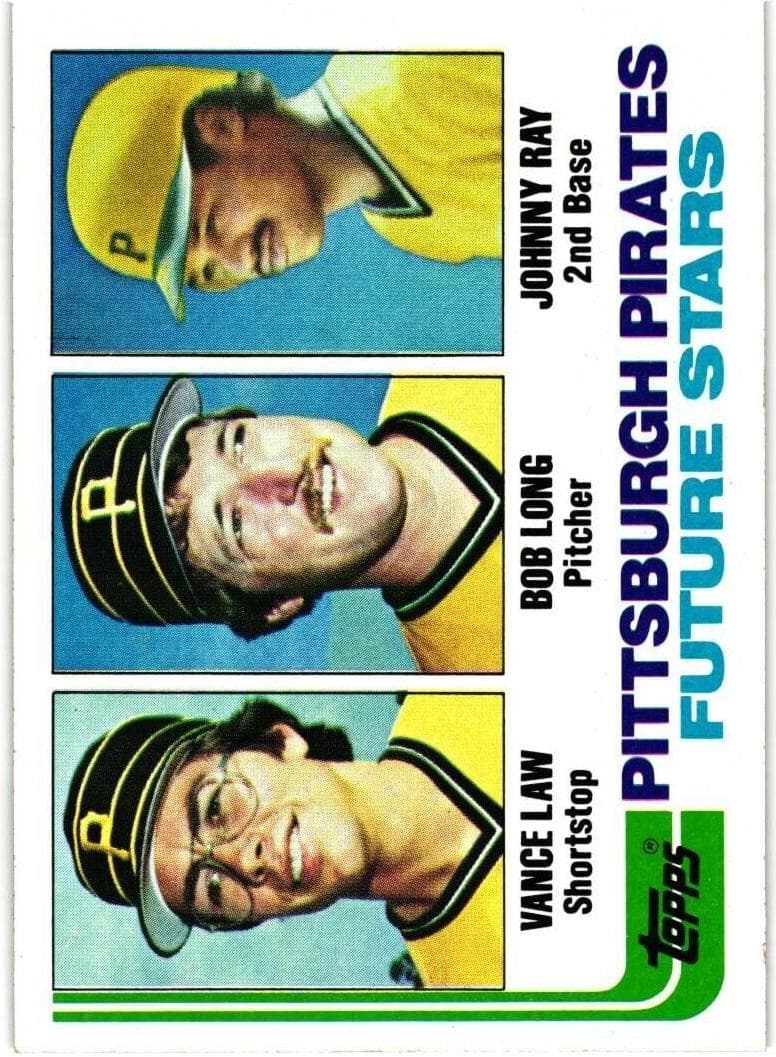 Vance Law / Bob Long / Johnny Ray 1982 topps