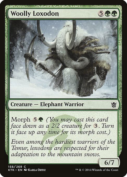 Woolly Loxodon 2020 Magic: The Gathering The List Reprints