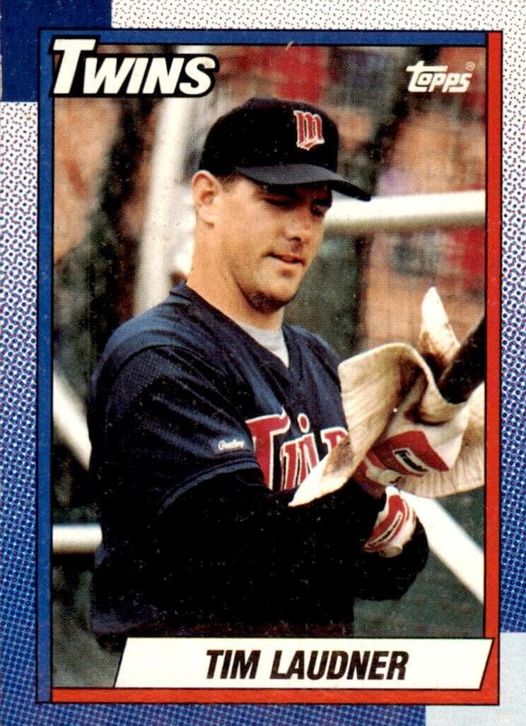 Tim Laudner 1990 topps O-Pee-Chee
