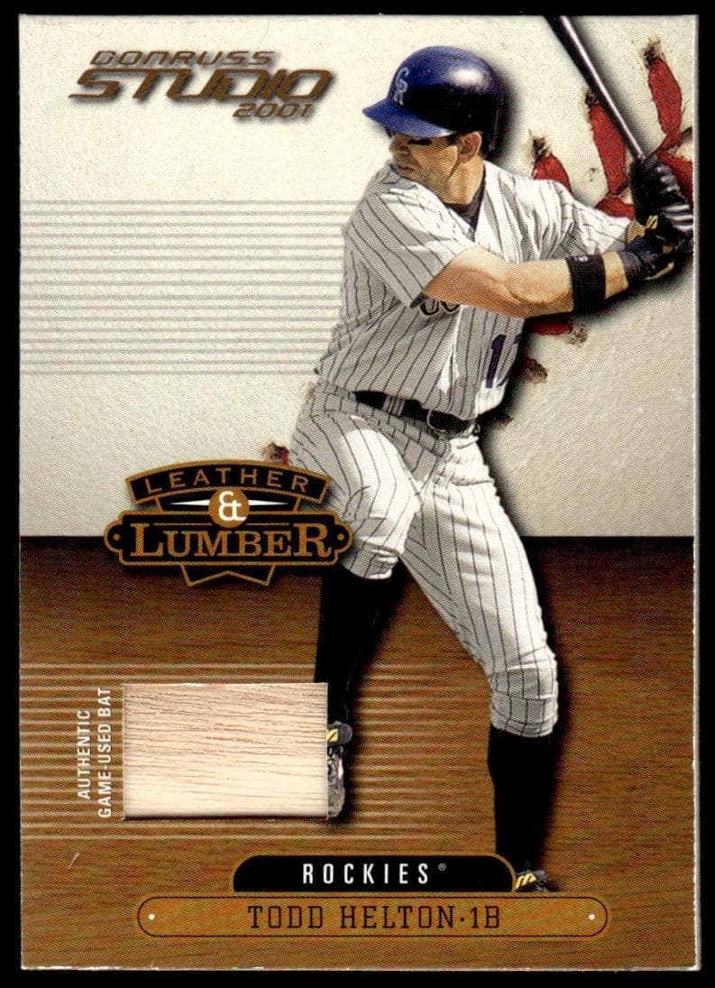 Todd Helton 2001 panini Donruss Studio