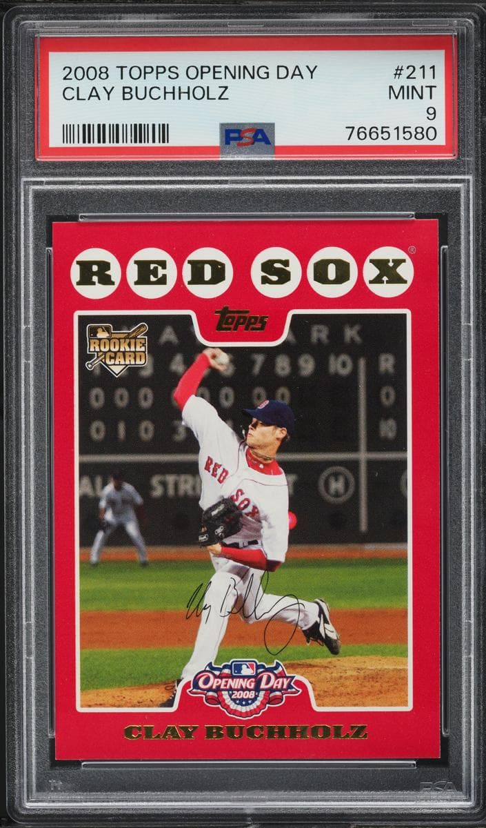 Clay Buchholz 2008 topps Opening Day