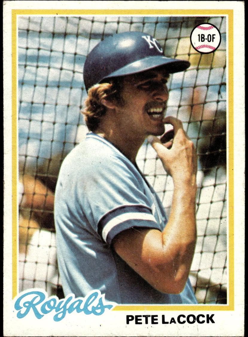 Pete LaCock 1978 topps Topps