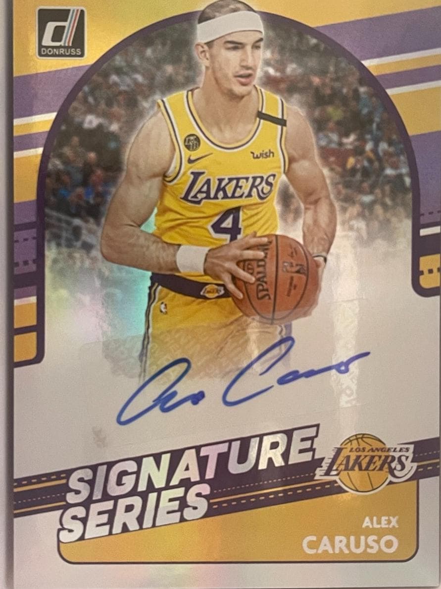 Alex Caruso 2020 panini Donruss