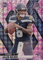 Jalen Milroe 2025 panini Mosaic FOTL Green Spectris example 1