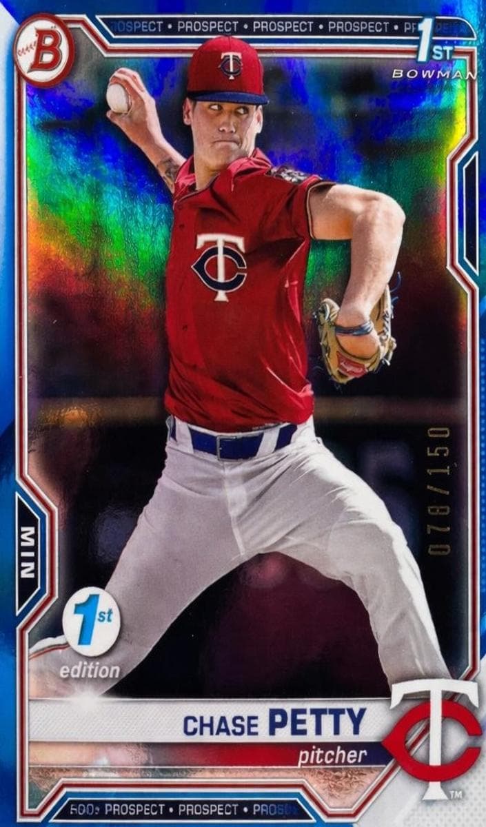 Chase Petty 2021 bowman Bowman Draft