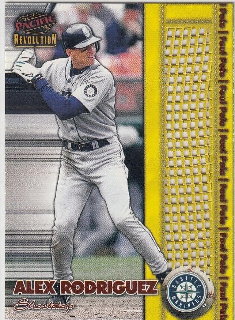 Alex Rodriguez 1998 panini Pacific Revolution