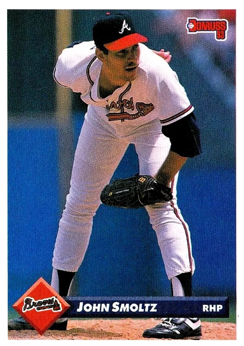 John Smoltz 1993 panini Donruss