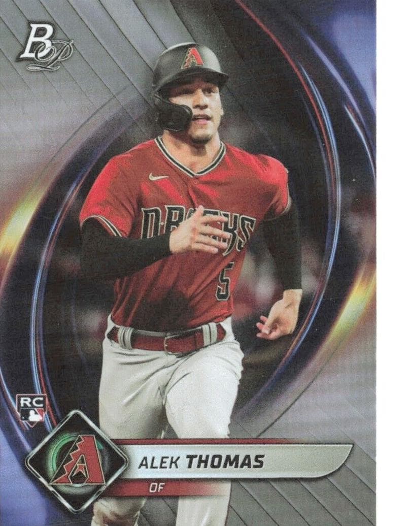 Alek Thomas 2022 bowman Bowman Platinum