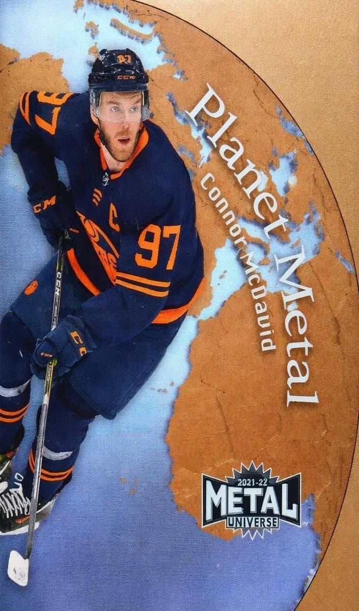 Connor McDavid 2021 fleer SkyBox Metal Universe