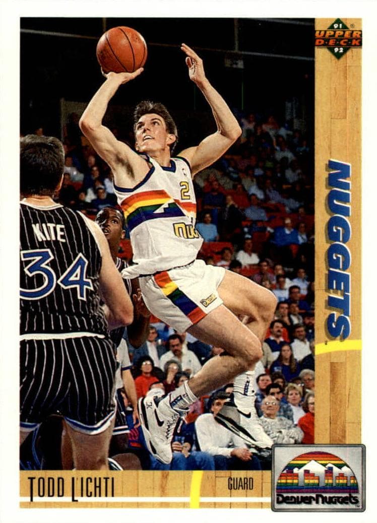 Todd Lichti 1991 upper-deck Upper Deck