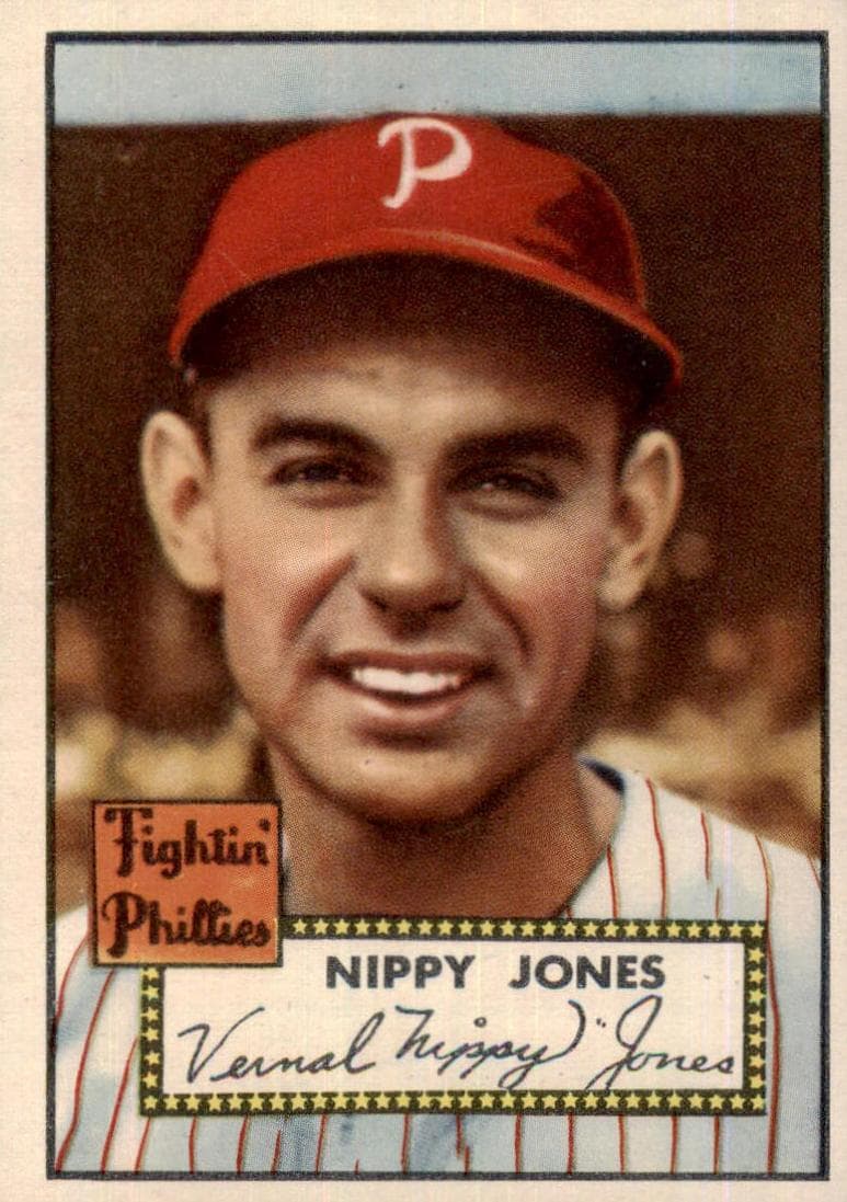 Nippy Jones 1952 topps Topps