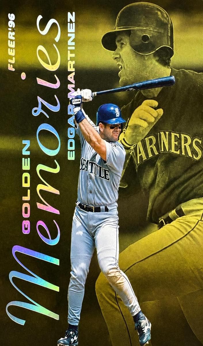 Edgar Martinez 1996 fleer Fleer