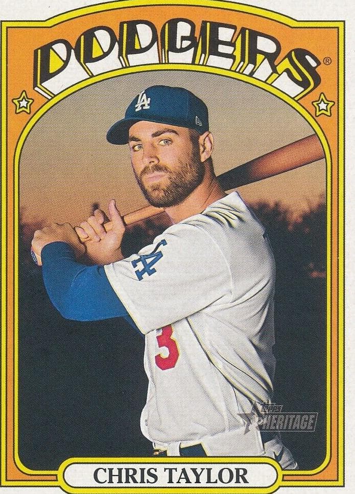 Chris Taylor 2021 topps Topps Heritage