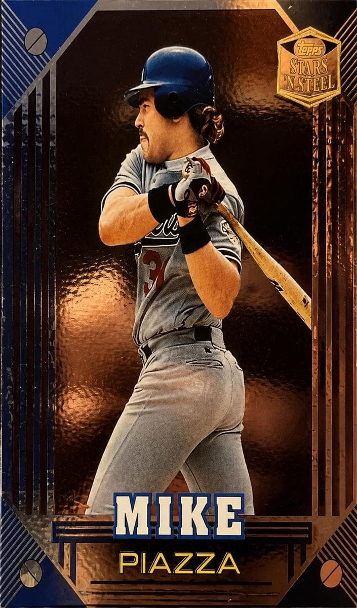Mike Piazza 1998 topps Topps Stars ‘N Steel