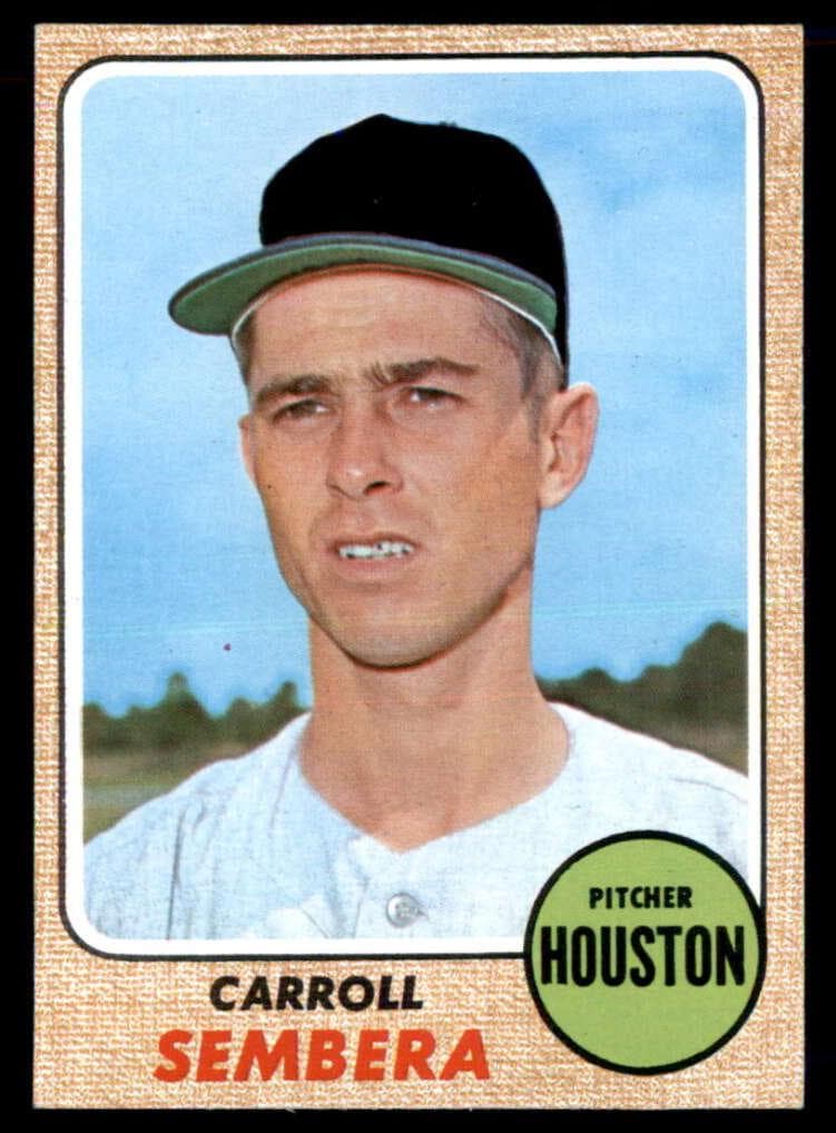 Carroll Sembera 1968 topps Topps